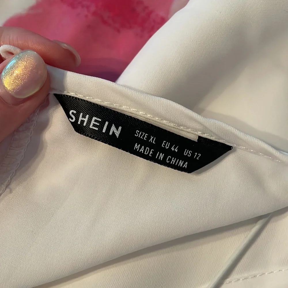 Shein white blouse - Picture 4 of 5